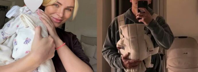 Τρισευτυχισμένη η Κατερίνα Καινούργιου: Νέο συγκινητικό βίντεο με το μωρό της και η selfie του Παναγιώτη Κουτσουμπή