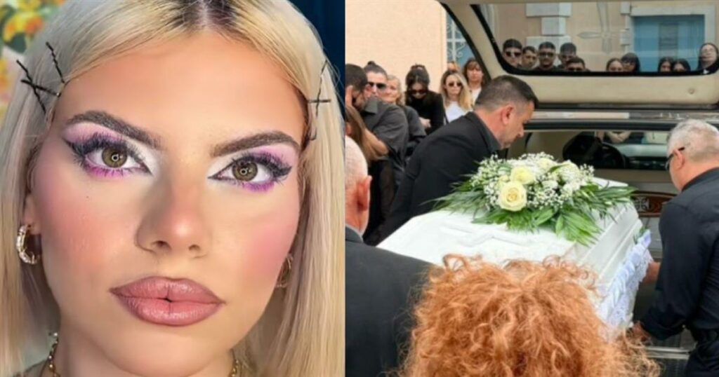 Το τελευταίο αντίο στην Μυρτώ: Λιποθύμησε η μητέρα της – Ράγισαν καρδιές οι χαροκαμένοι γονείς της 19χρονης, εικόνες και βίντεο από την κηδεία