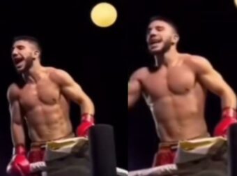 Κύπριος μποξέρ μέσα στην Τουρκία ενώ τον γιουχάρουν τους λέει ατάκα φωτιά! Θα ανάψουμε κεριά μέσα στην Αγιά Σοφιά (video)