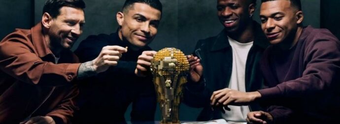 Η LEGO «χρύσωσε» Μέσι, Κριστιάνο, Βίνι και Εμπαμπέ για μια διαφήμιση – Πόσα λεφτά πήρε ο καθένας