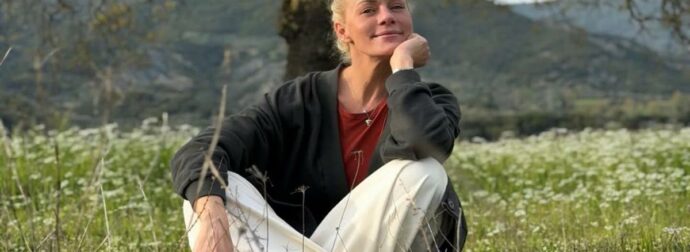 Η Ζέτα Μακρυπούλια μας μαρτύρησε τον τόπο καταγωγής της με μια όμορφη φωτογραφία