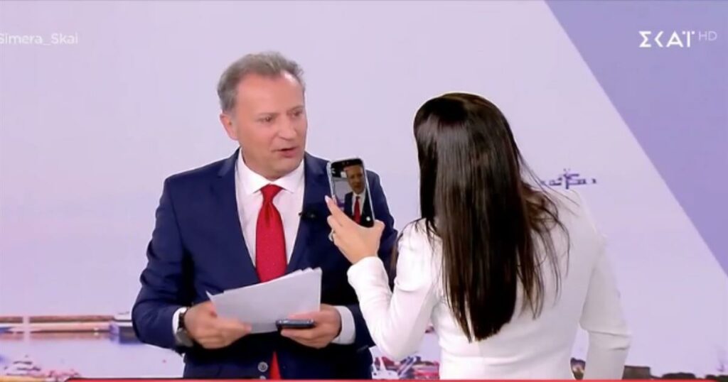 Επικό περιστατικό με την Λατινοπούλου στον ΣΚΑΪ – Μιμήθηκε την Κωνσταντοπούλου: «Με χτυπήσατε; Θα σας καταγγείλω»