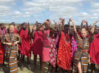 Απίθανο βίντεο με την Αλεξάνδρα Παναγιώταρου να χορεύει στην Κένυα μαζί με ιθαγενείς