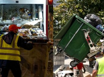 Θεσσαλονίκη: Πανελλήνια θλίψη για τον άστεγο- Η στιγμή που οι υπάλληλοι τον βρίσκουν μέσα στον κάδο, βίντεο-ντοκουμέντο