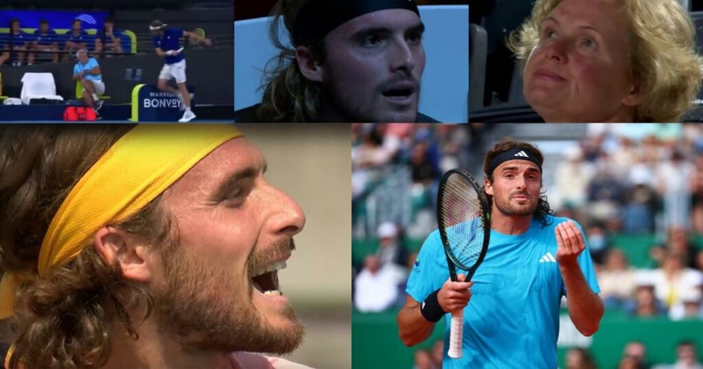 Από το «είσαι μ@λ@κισμένη» στην μητέρα του στο «να πας να γα@@@@@» στον πατέρα του: 7 ξεσπάσματα του Τσιτσιπά στο γήπεδο