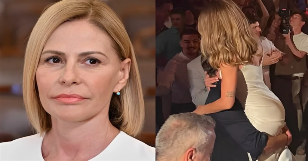 Τζένη Μπαλατσινού: Με κίτρινη τουαλέτα στο γλέντι για τον γάμο της κόρης της στη Μεσσηνία-Εξαφανισμένος ο υπουργός Κικίλιας