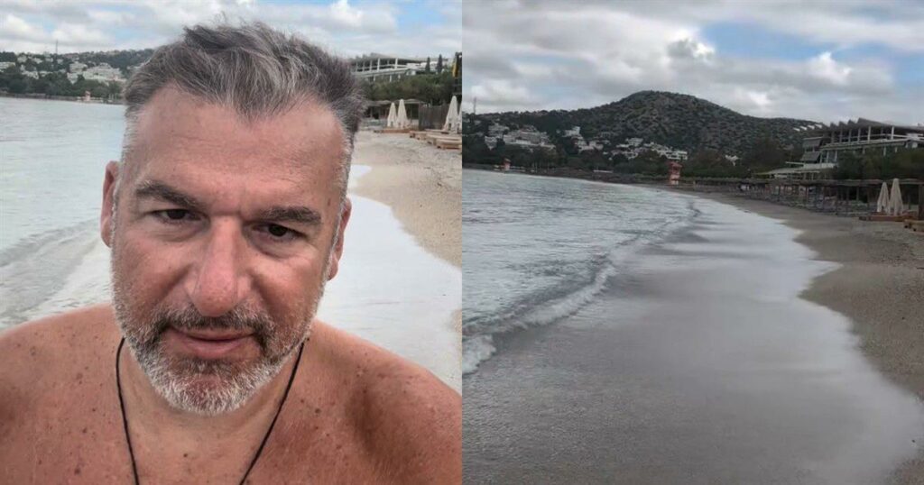 Γιώργος Λιάγκας: «Έχετε να προτείνετε τίποτα καλύτερο;» – Το μήνυμά του από την παραλία
