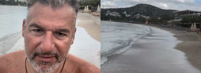 Γιώργος Λιάγκας: «Έχετε να προτείνετε τίποτα καλύτερο;» – Το μήνυμά του από την παραλία