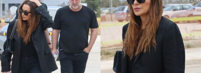 Κηδεία Μαστροκώστα: Καταρρακωμένη η Δέσποινα Βανδή στο τελευταίο «αντίο» – Στο πλευρό της ο Μπισμπίκης (Φωτογραφίες)