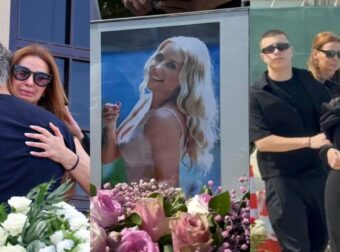 Κατέρρευσε η αδερφή της Γωγώς Μαστροκώστα στην κηδεία της – «Ράγισαν» καρδιές οι λέξεις της μητέρας της