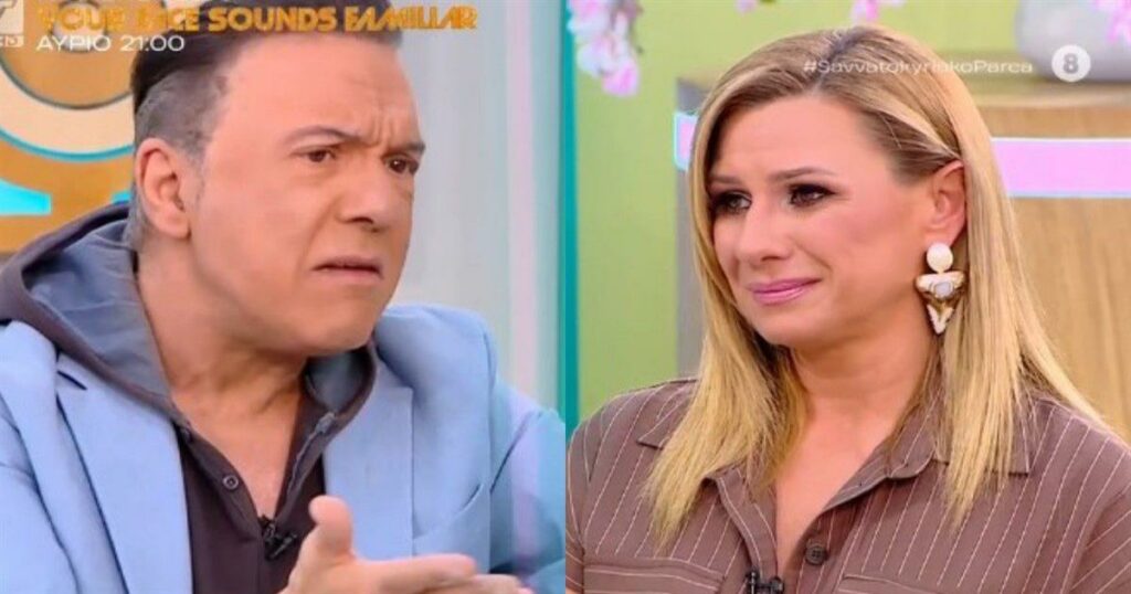 Γιαννόπουλος: Έκανε την Καραβάτου να κλάψει στον αέρα της εκπομπής της – Τι της είπε (Βίντεο)