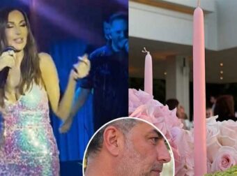 Χαμός σε βάπτιση που έγινε νονά η Βανδή – Εμφανίστηκε με τον Μπισμπίκη που έχασε 20 κιλά και μοιάζει με τον Τζορτζ Κλούνεϊ