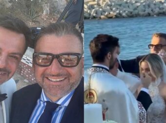 Έγινε κουμπάρος ο Γιώργος Λιάγκας – Βίντεο και φωτογραφίες από τον γάμο
