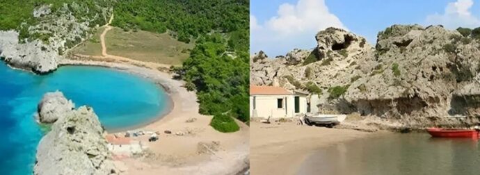 Βάζεις 20 εupώ βενζίνη, οδηγείς 65 λεπτά και φτάνεις σε μια δωpεάν παραλία με κρυστάλλινα νέρα που περιτριγυρίζεται από πεύκα