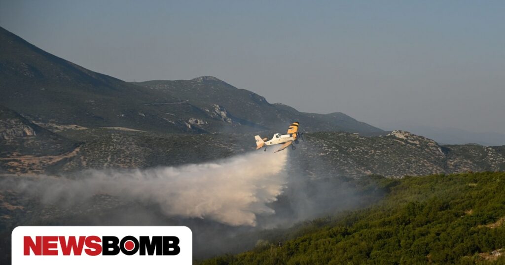 Φωτιά στη Φθιώτιδα: «Οι φλόγες είναι 100 μέτρα από τα σπίτια», λέει ο δήμαρχος στο Newsbomb