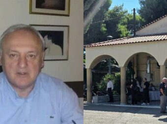 Βουβός πόνος στην κηδεία του Σταύρου Γεωργίου: Οι κόρες του δεν άντεξαν τη συγκίνηση-“Σεβαστείτε μας”