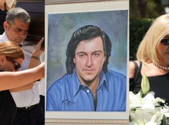 Βαθιά θλίψη στο τελευταίο «αντίο» στον Τζων Τίκη: Συγκίνησε η Μπέσσυ Αργυράκη στην κηδεία