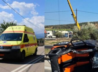 Θρηνεί όλο το νησί: Δύο γυναίκες σκοτώθηκαν σε τροχαίο – Φωτογραφίες από το σημείο της τραγωδίας