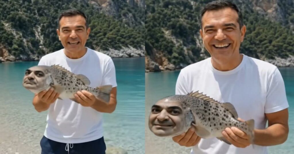 Ο Τσίπρας πιάνει… «Μητσοτακέφαλο» – Το βίντεο που σαρώνει στα social media