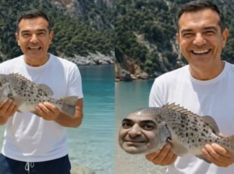 Ο Τσίπρας πιάνει… «Μητσοτακέφαλο» – Το βίντεο που σαρώνει στα social media