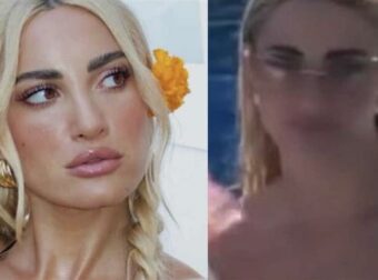 Σάλος με το βίντεο της Τούνη που κάνει αέρα με 500ευρα σε πισίνα στο Μπαλί
