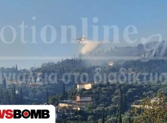 Αίγιο: Βελτιωμένη η εικόνα της φωτιάς – Καίγονται ελαιώνες και αγροτοδασικές εκτάσεις