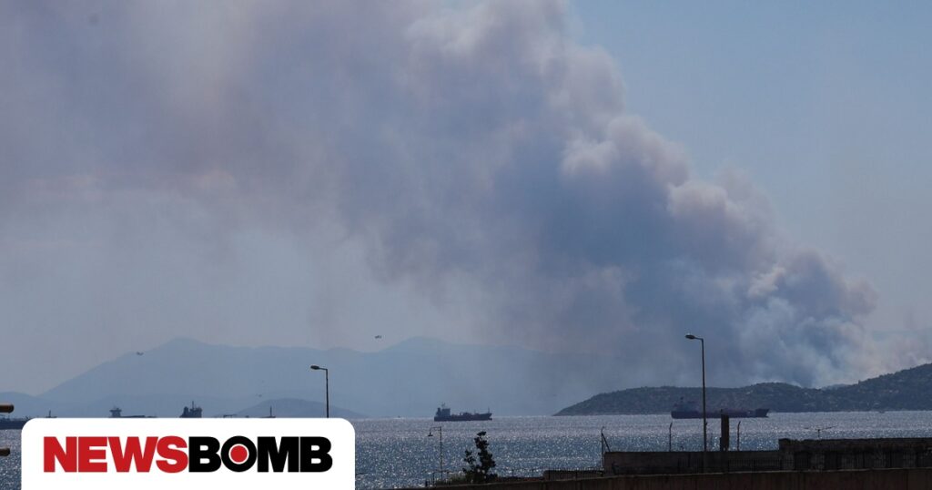 Φωτιά στη Σαλαμίνα: Δύο νεκροί – Εντοπίστηκαν οι σοροί στη διάρκεια της κατάσβεσης
