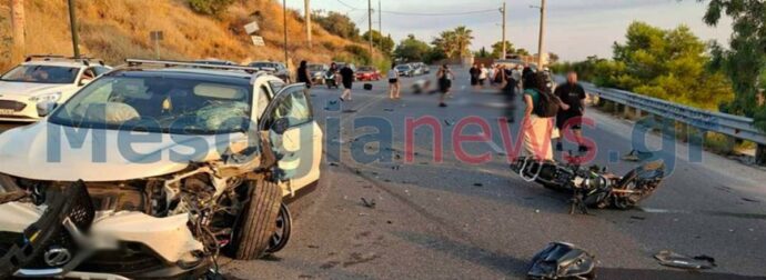 Σφοδρό τροχαίο στην Αθηνών – Σουνίου: Διαλύθηκε η μοτοσικλέτα – Νεκρός ο οδηγός, σοβαρά τραυματίας η συνεπιβάτιδα του