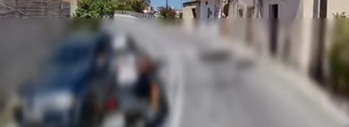 Νέο βίντεο επικίνδυνης οδήγησης στην Κρήτη: Δίκυκλο προσπερνά πάνω σε στροφή