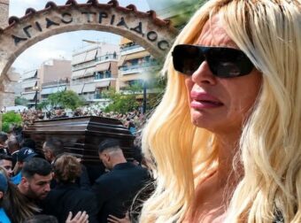 Κηδεία Μαζωνάκη: Η κραυγή της Πάολα πάνω στο φέρετρο