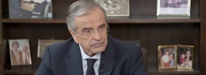 Αντώνης Σαμαράς: «Καταγάλανα» τα ψηφοδέλτιά του – Ντινόπουλος, Σαλμάς, Παναγιωτόπουλος και Τζαβάρας στο υπό ίδρυση κόμμα