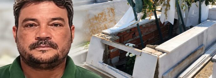 Τραγωδία: 48χρονος έπεσε μέσα στον τάφο του πατέρα του – Υποχώρησε η πλάκα και έφυγε κάτω – Η τραγική ειρωνεία